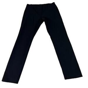Joseph Gabardine Pants Trousers Womens 36 Black Stretch New Eliston